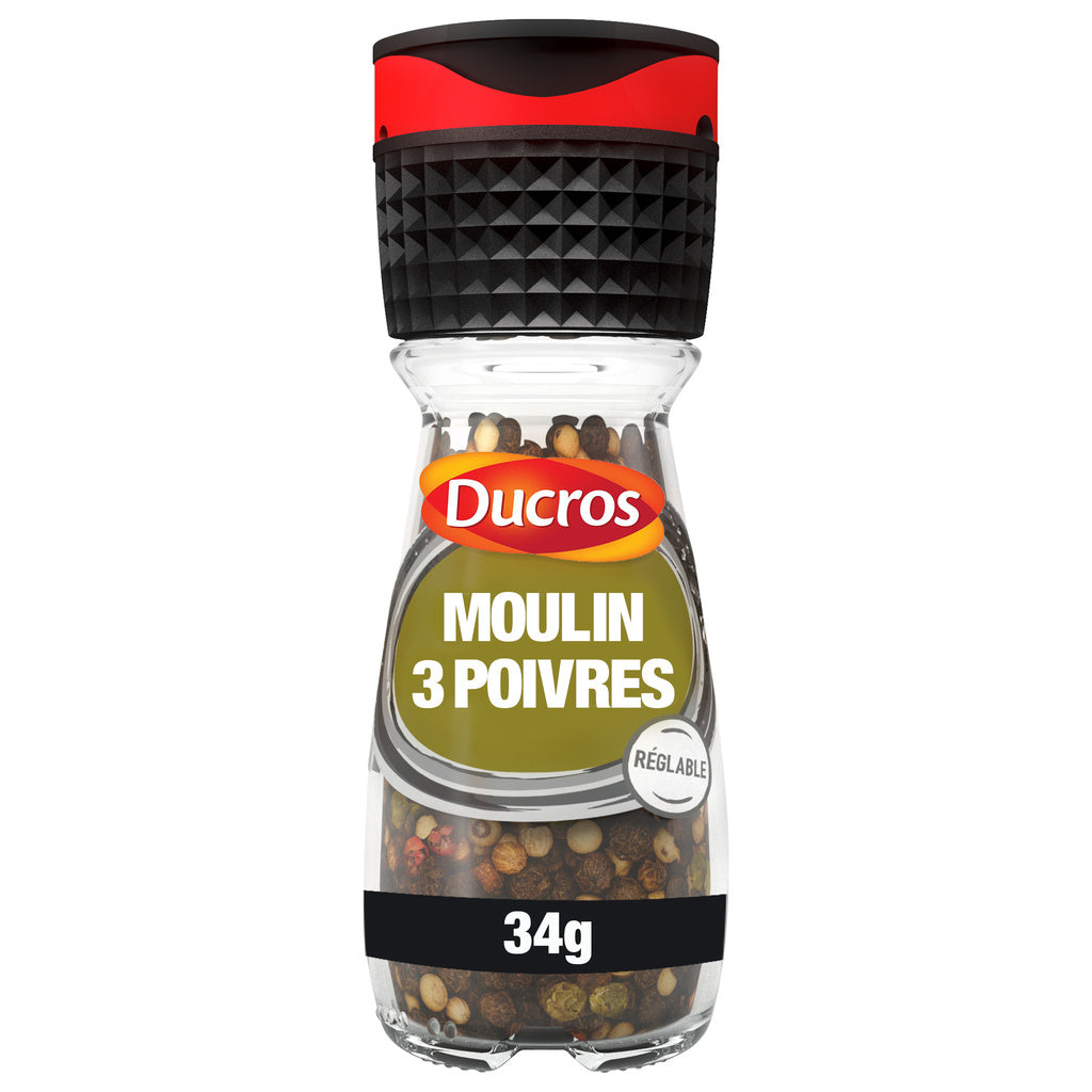 DUCROS Mühle 3 Pfeffer 34G