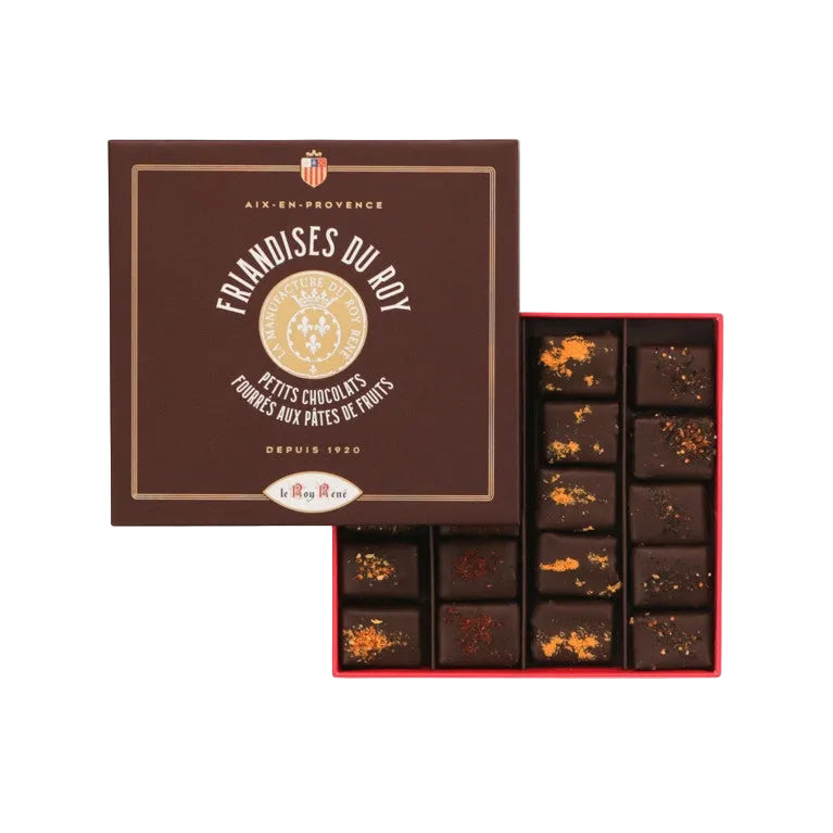 LE ROY RENE Coffret de chocolats fourrés aux pâtes de fruits 275g