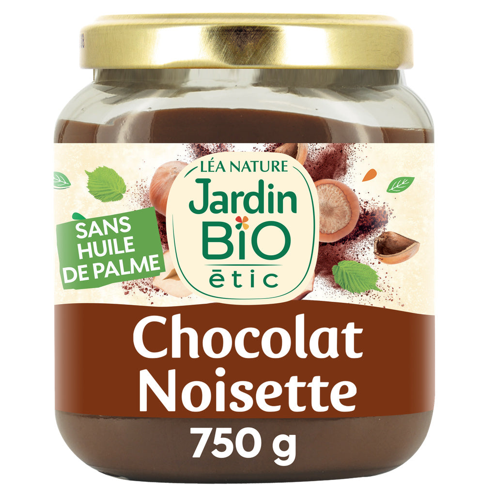 JARDIN BIO Organic Chocolate Hazelnut Spread 750g