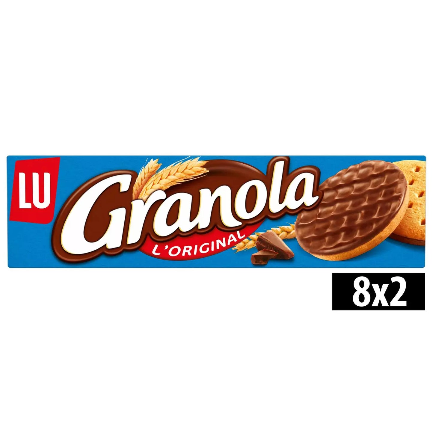 LU Granola Milk Chocolate-Covered Shortbread Biscuits 200g