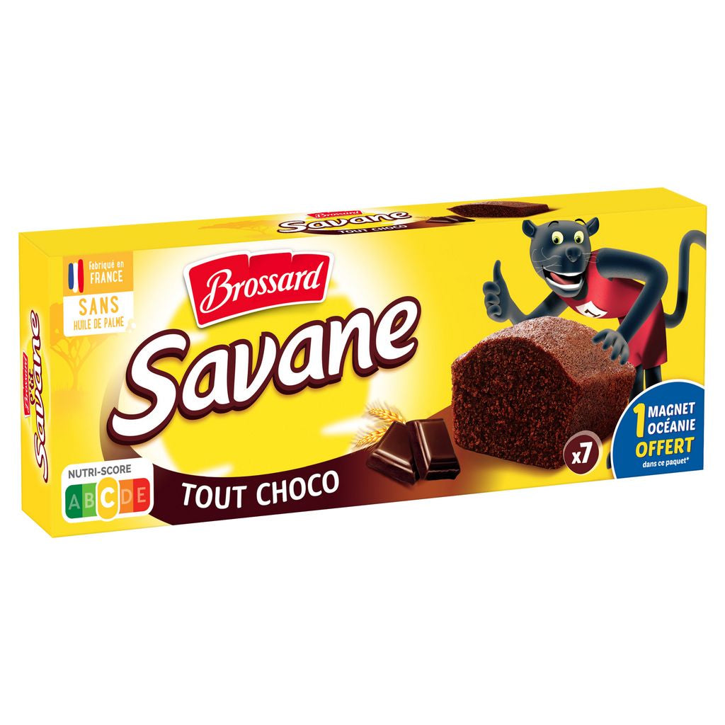 BROSSARD Savane Pocket gâteau moelleux tout chocolat 210g