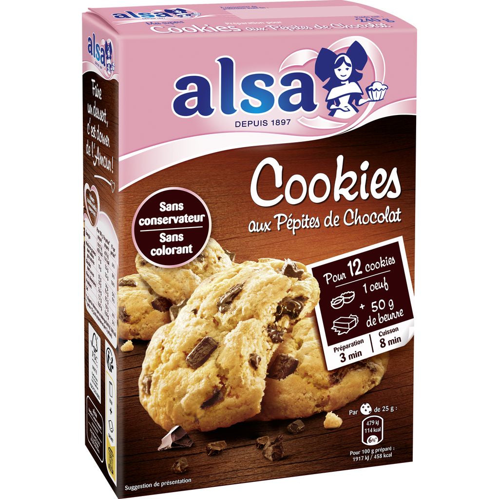 ALSA Zubereitung Schokoladenstückchen-Cookies 240G