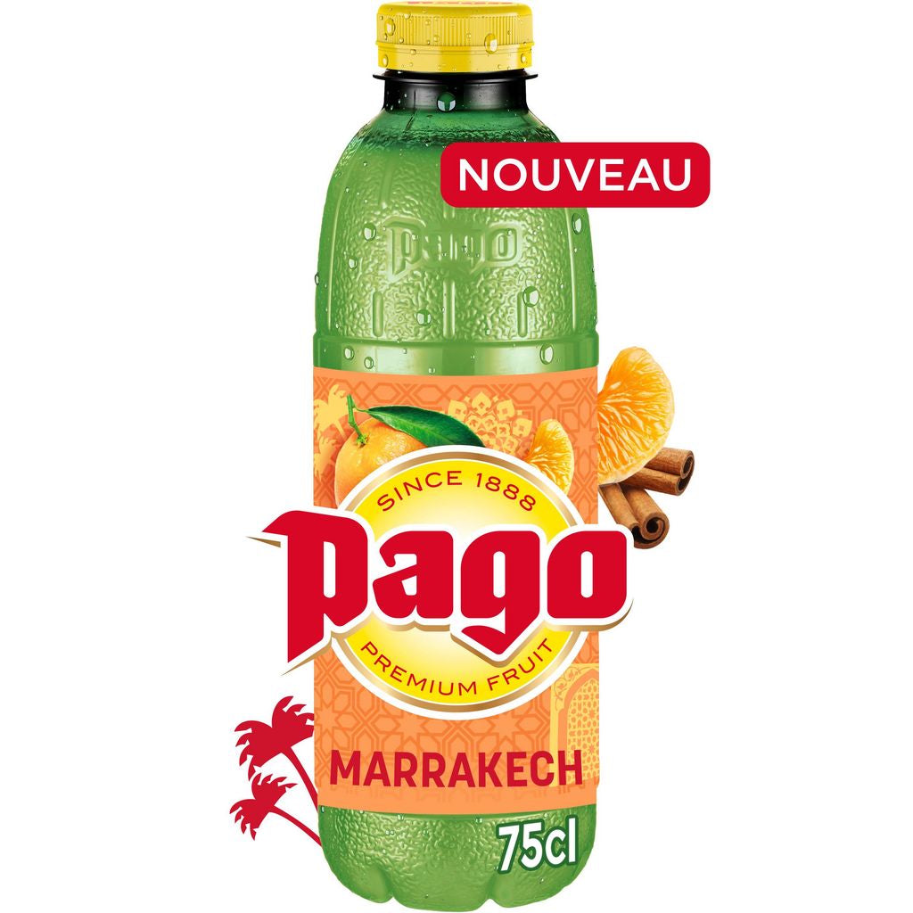PAGO Destination Marrakech Orange-Mandarine-Zimtgetränk 75cl