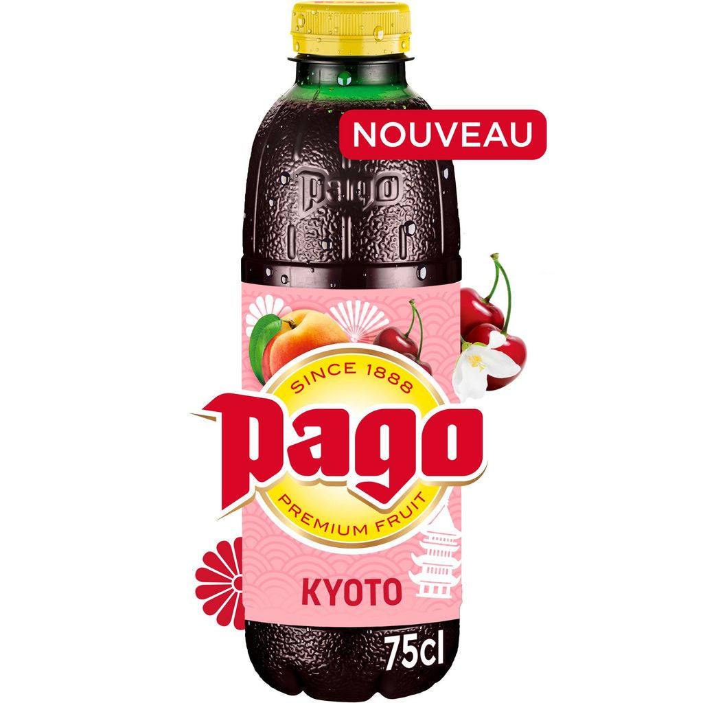 PAGO Destination Kyoto Pfirsich Kirsch Jasmin Drink 75cl