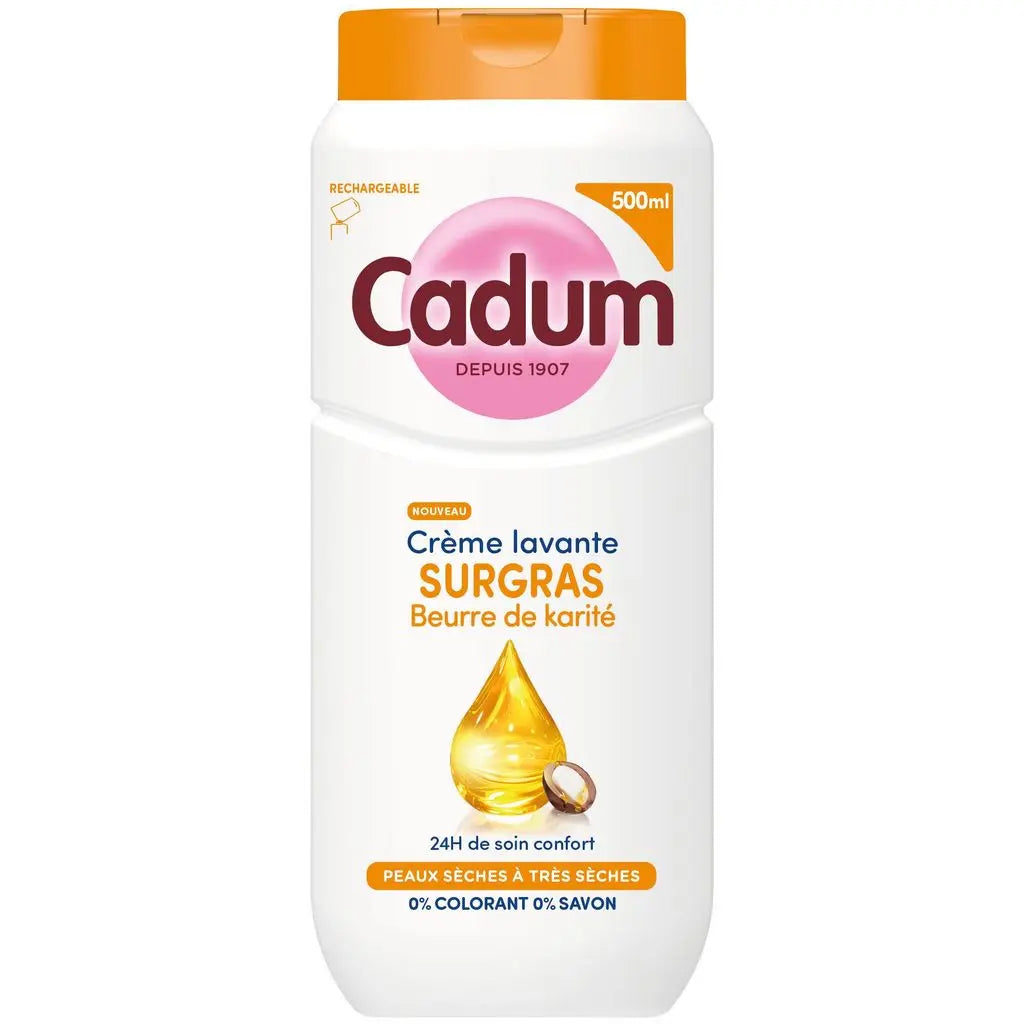 CADUM Gel douche doux au beurre de karité 450 ml