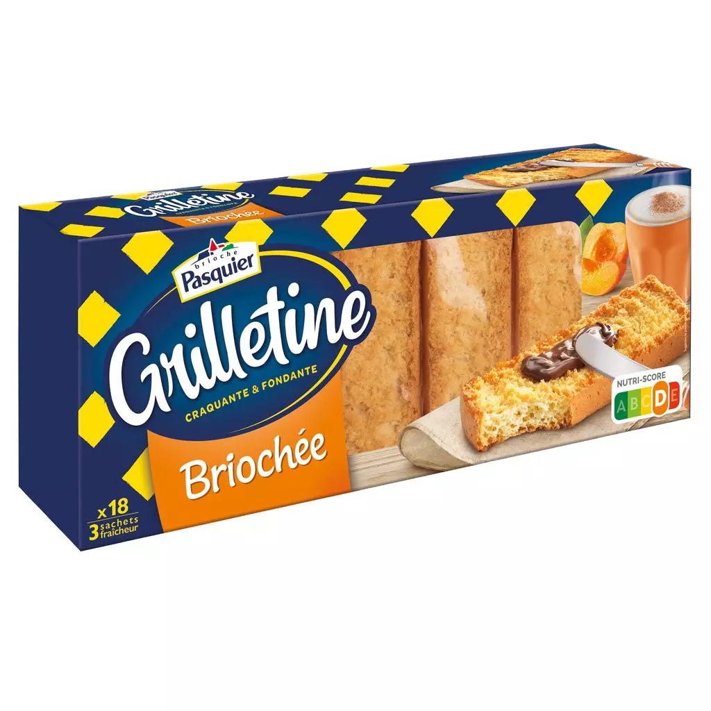 PASQUIER Brioche-style Toasted Bread Slices (Grilletine) 255g*
