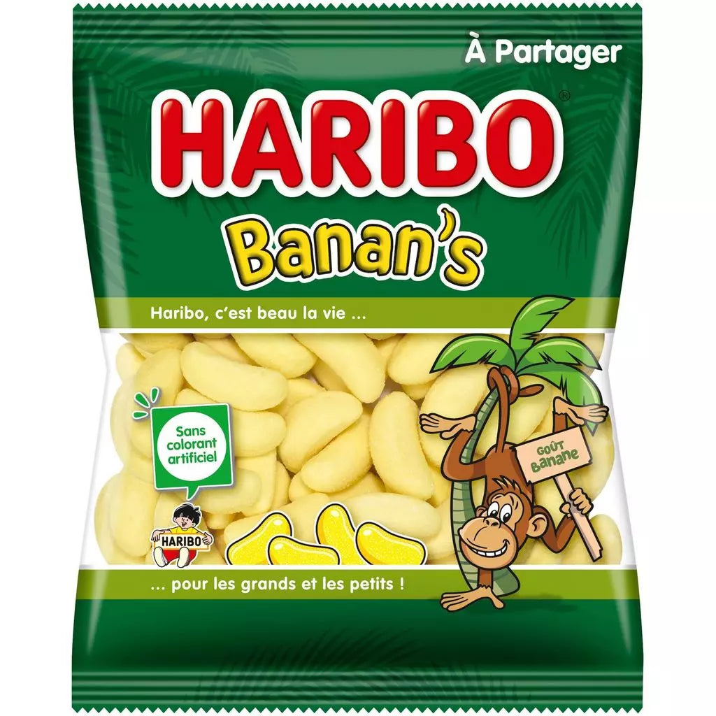 HARIBO Banan’s Gummy Candies with Banana Flavor 300g