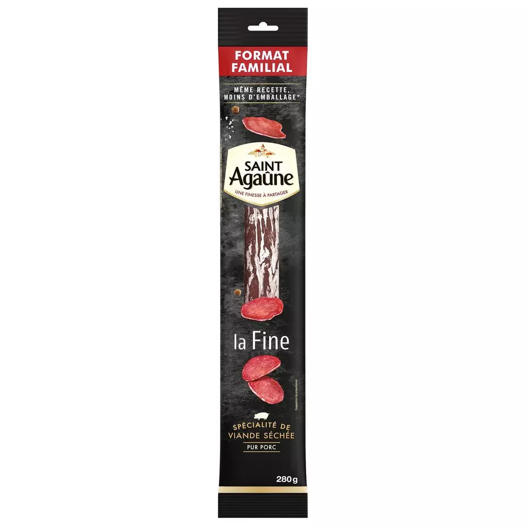 SAINT AGAUNE La Fine Nature Dry Sausage 280g