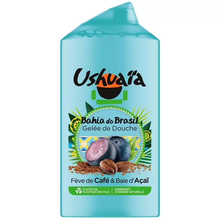 USHUAÏA Bahia do Brasil Gelée de Douche Café & Açaï 300 ml