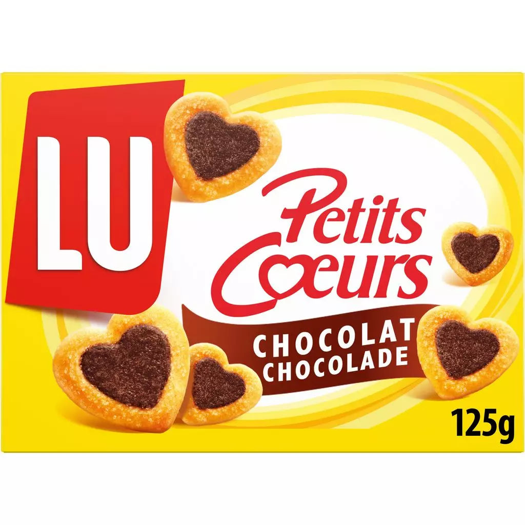 LU Petits Cœurs Chocolate Puff Pastry Biscuits – 125g