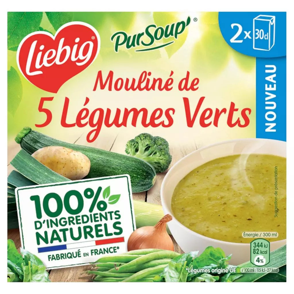 LIEBIG Country-Style 5 Green Vegetables Soup (2x300ml) 600ml