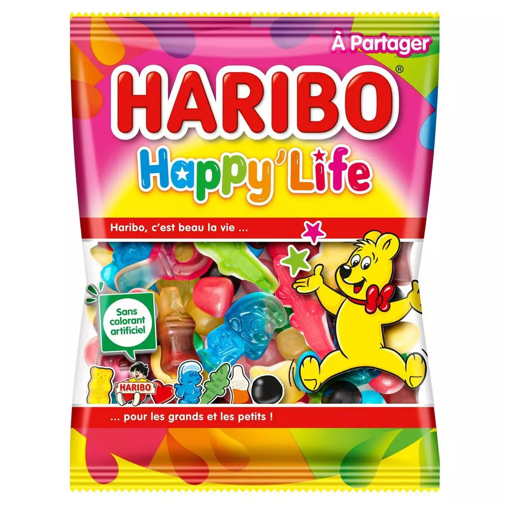 HARIBO Happy life Assortment Of Candies 275g The French Box haribo-happy-life-assortment-of-candies-275g-the-french-box
