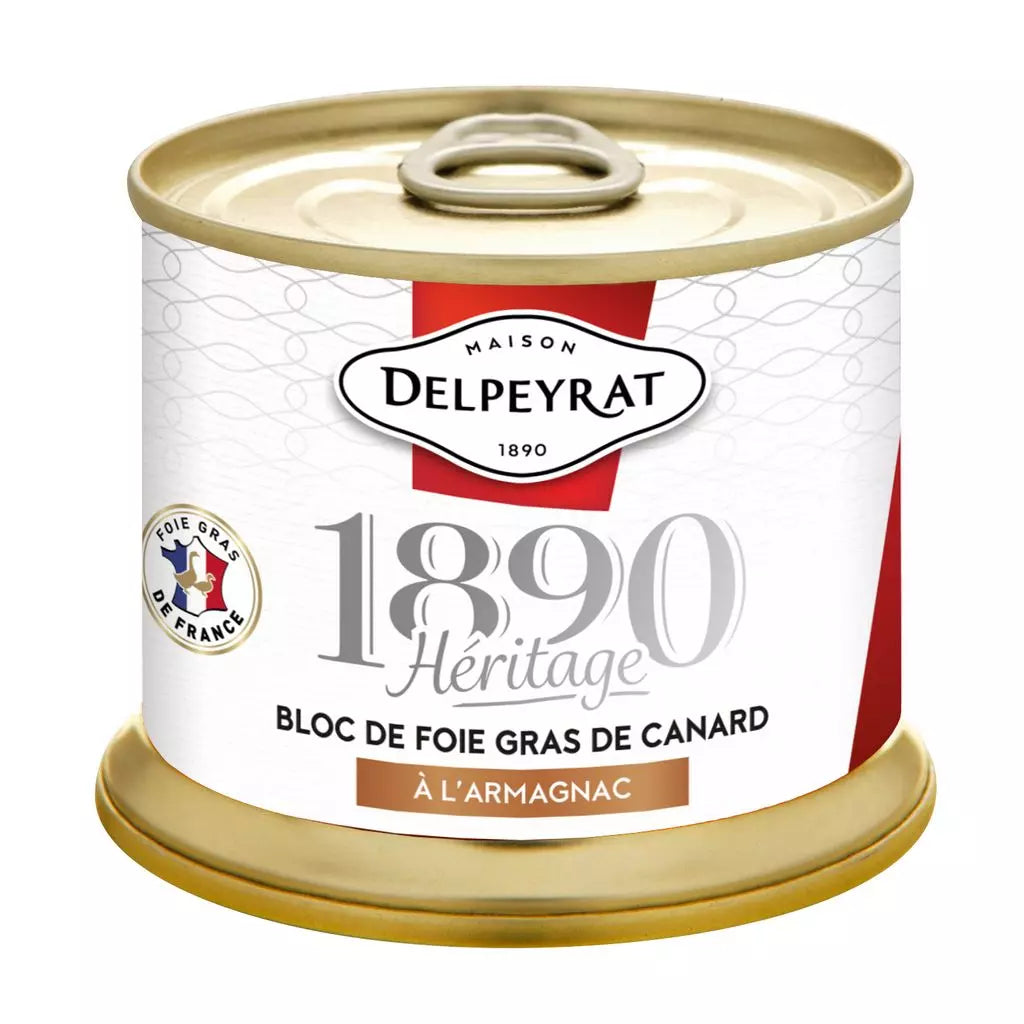 DELPEYRAT Duck Foie Gras Block with Armagnac – 200g