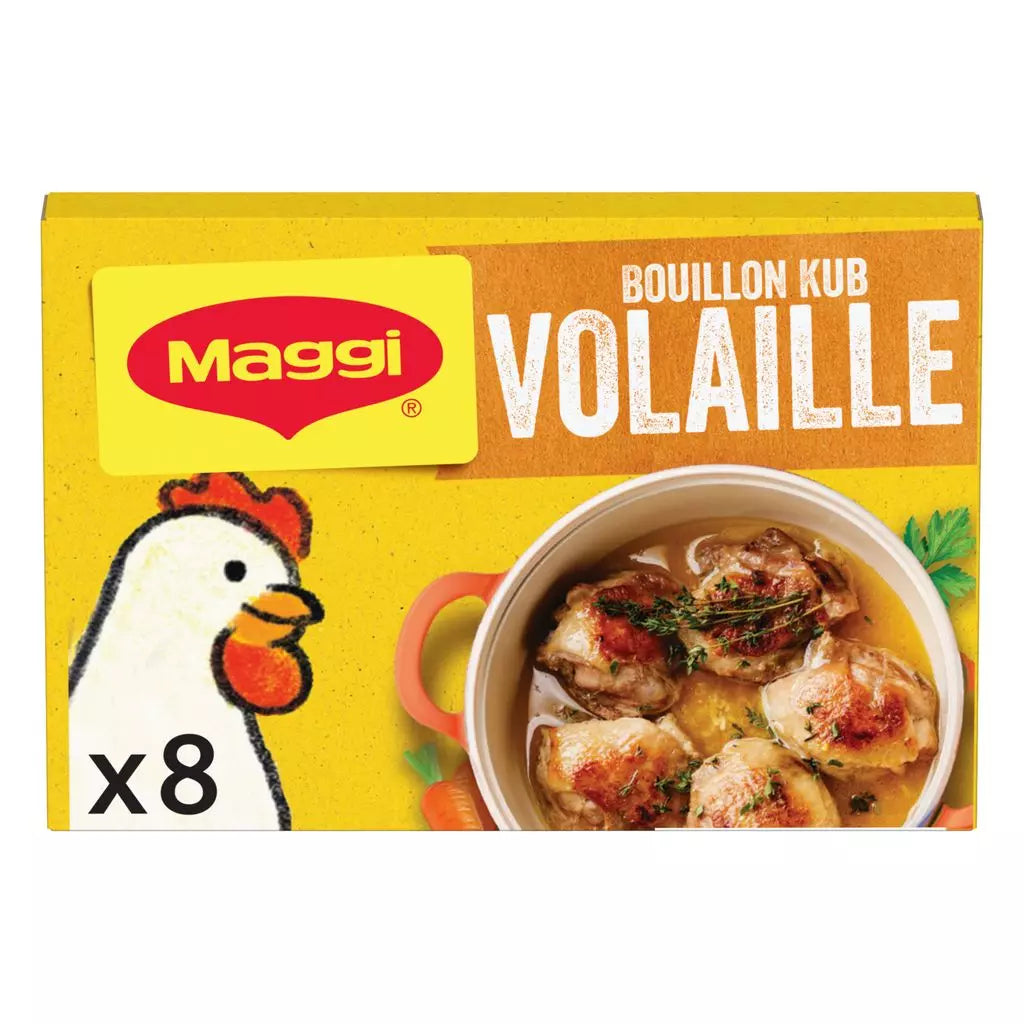 MAGGI Chicken Bouillon Cubes Palm Oil Free (8x10g) 80g