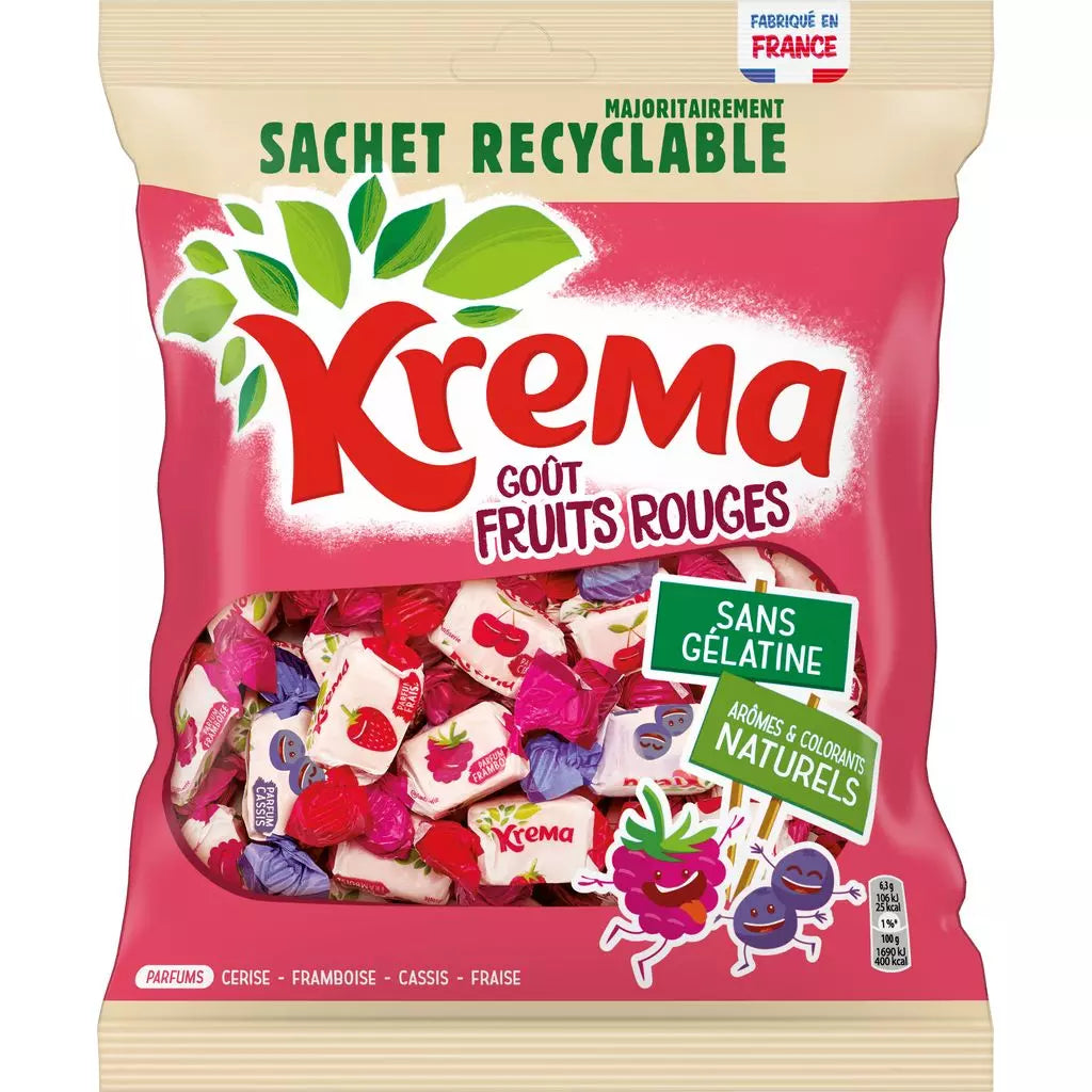 KREMA Red Fruit Candies 240g