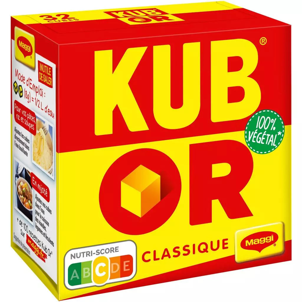 MAGGI Kub Or Classic Bouillon 100% Plant-Based (32x4g) 128g