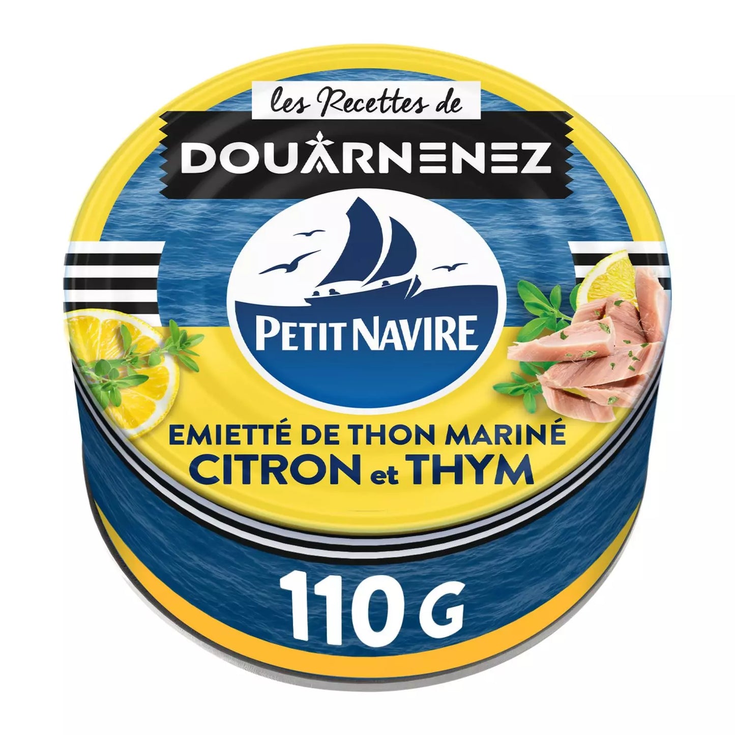 PETIT NAVIRE Marinierter Thunfisch mit Zitrone und Thymian 110g
