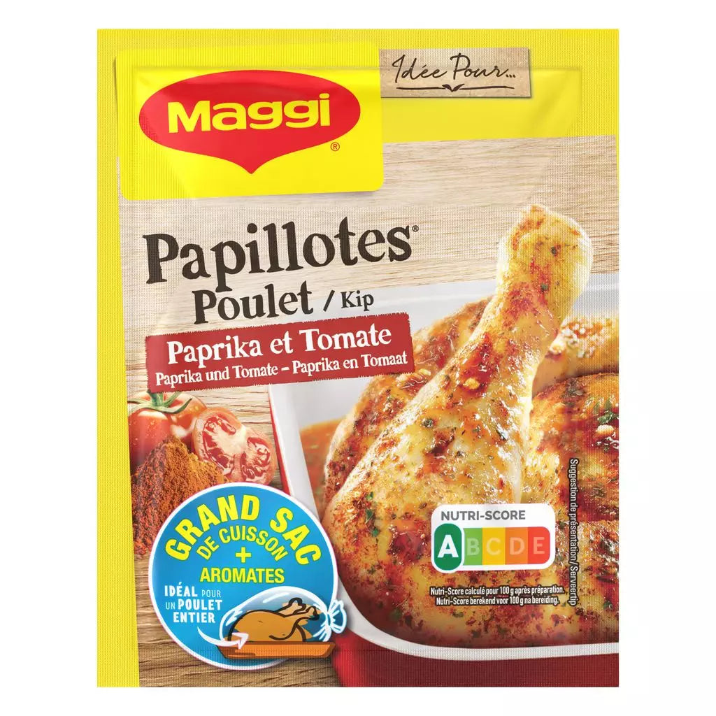MAGGI Papillotes Chicken with Paprika & Tomato No Artificial Colors 28g