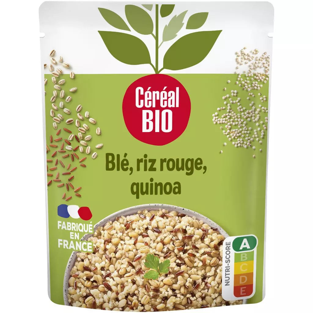 CEREAL BIO Red Rice, Wheat & Quinoa Natural Ready Pack – 220g