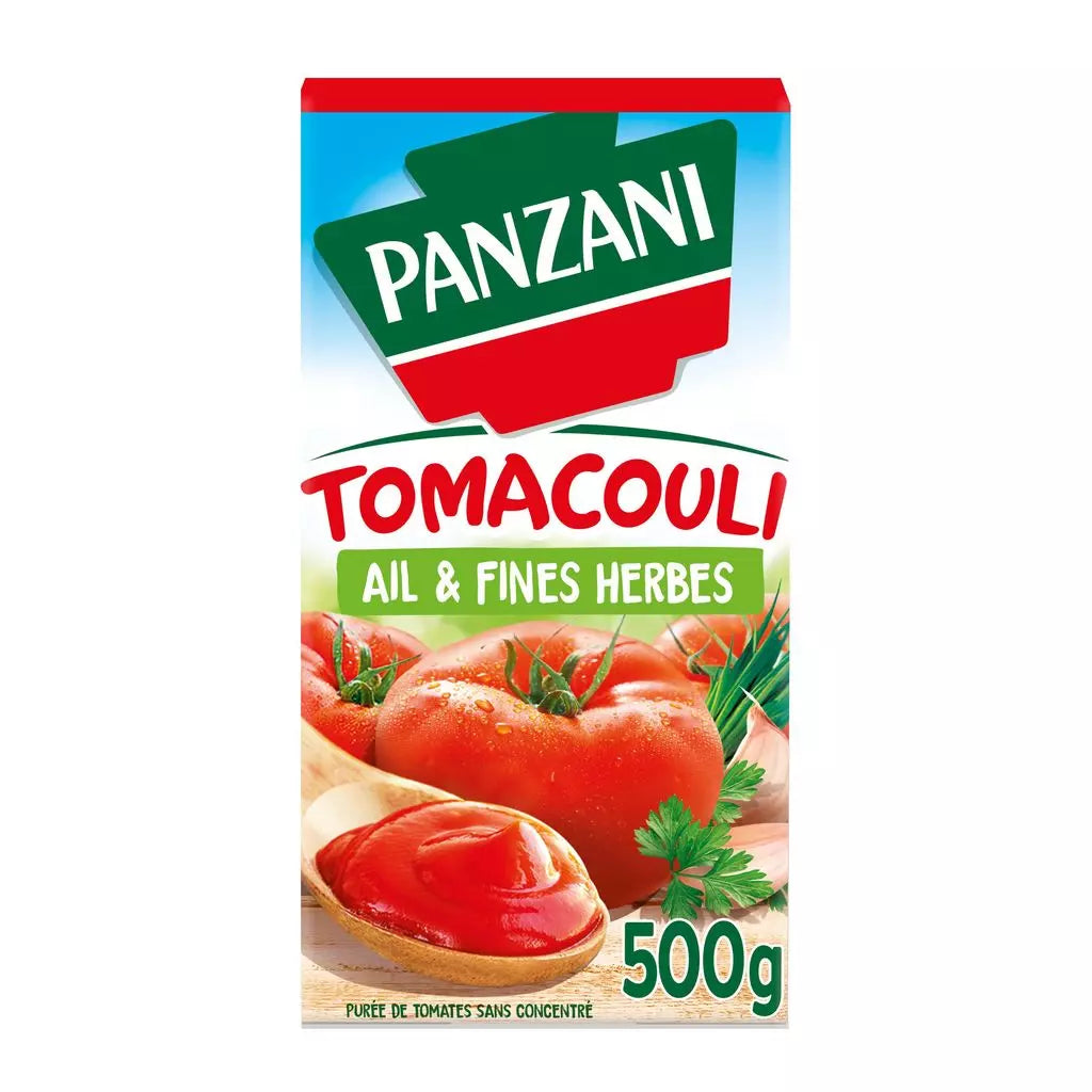 PANZANI Tomacouli Garlic & Herbs Tomato Purée 500g