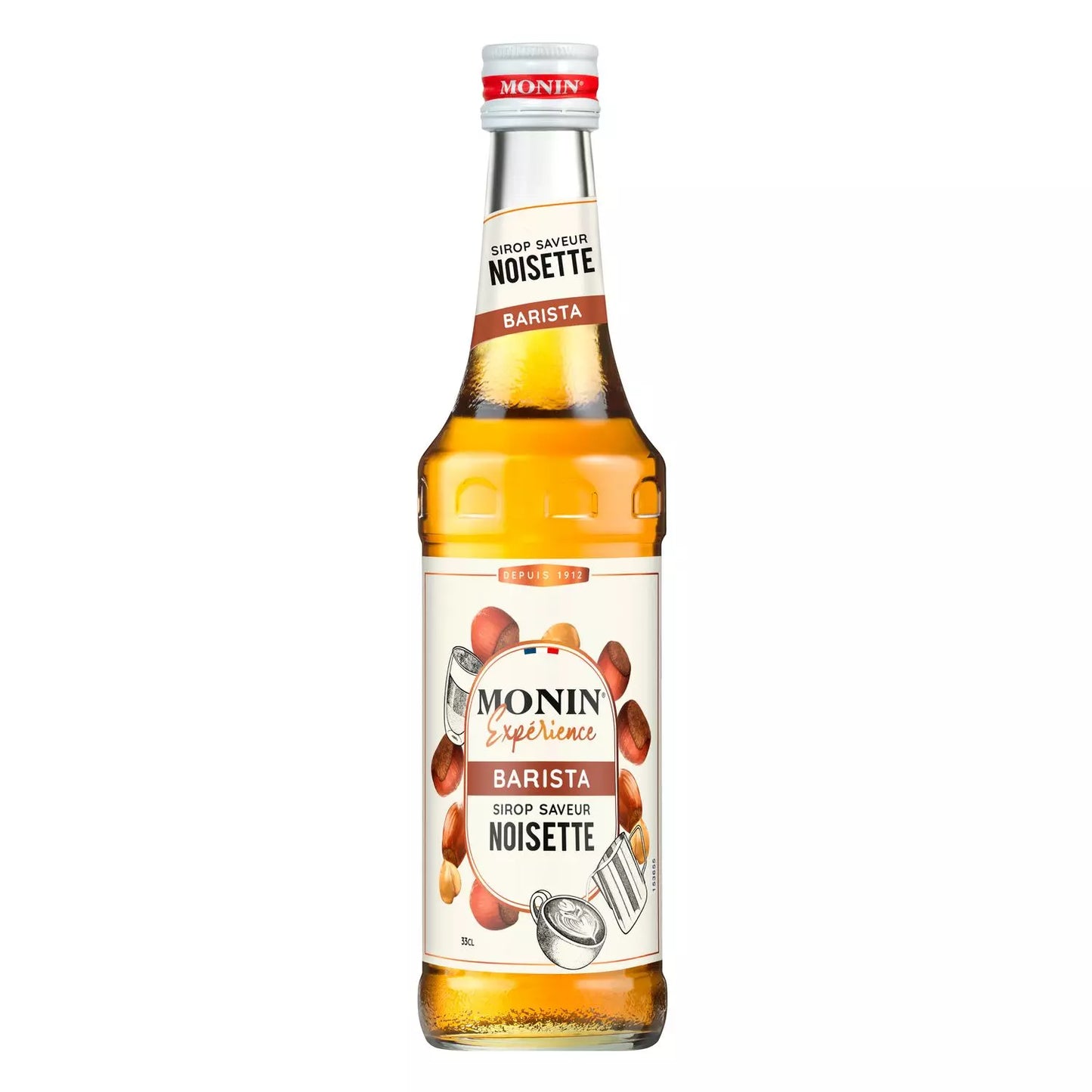 MONIN Sirop Saveur Noisette 330ml