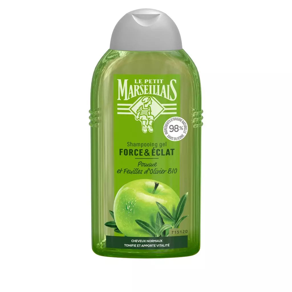 LE PETIT MARSEILLAIS Organic apple and olive leaf shampoo 250ml