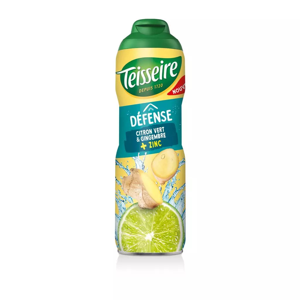 TEISSEIRE Lemon Lime Ginger Defense Syrup 600ml