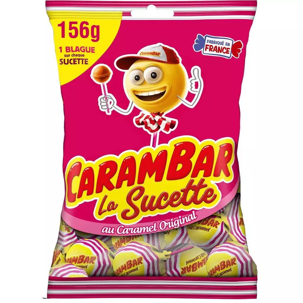CARAMBAR Caramel Lollipops - 156g
