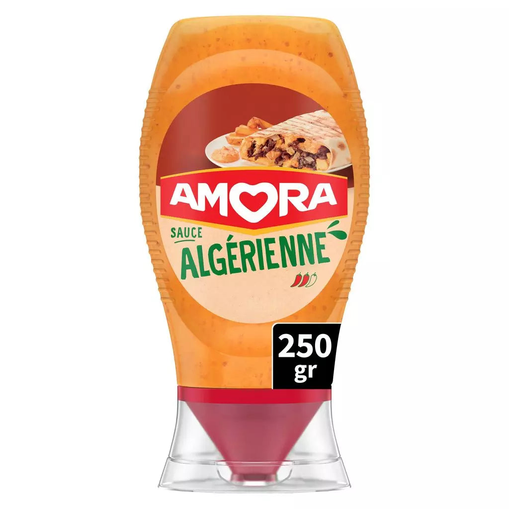 AMORA Algerian Sauce Flexible Bottle – 250g