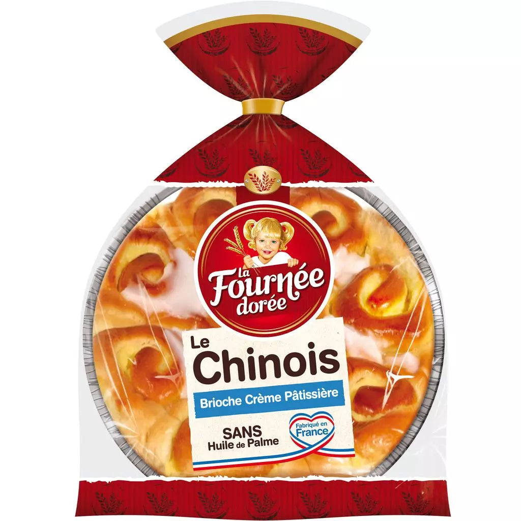LA FOURNEE DOREE Chinois à la crème pâtissière 600g