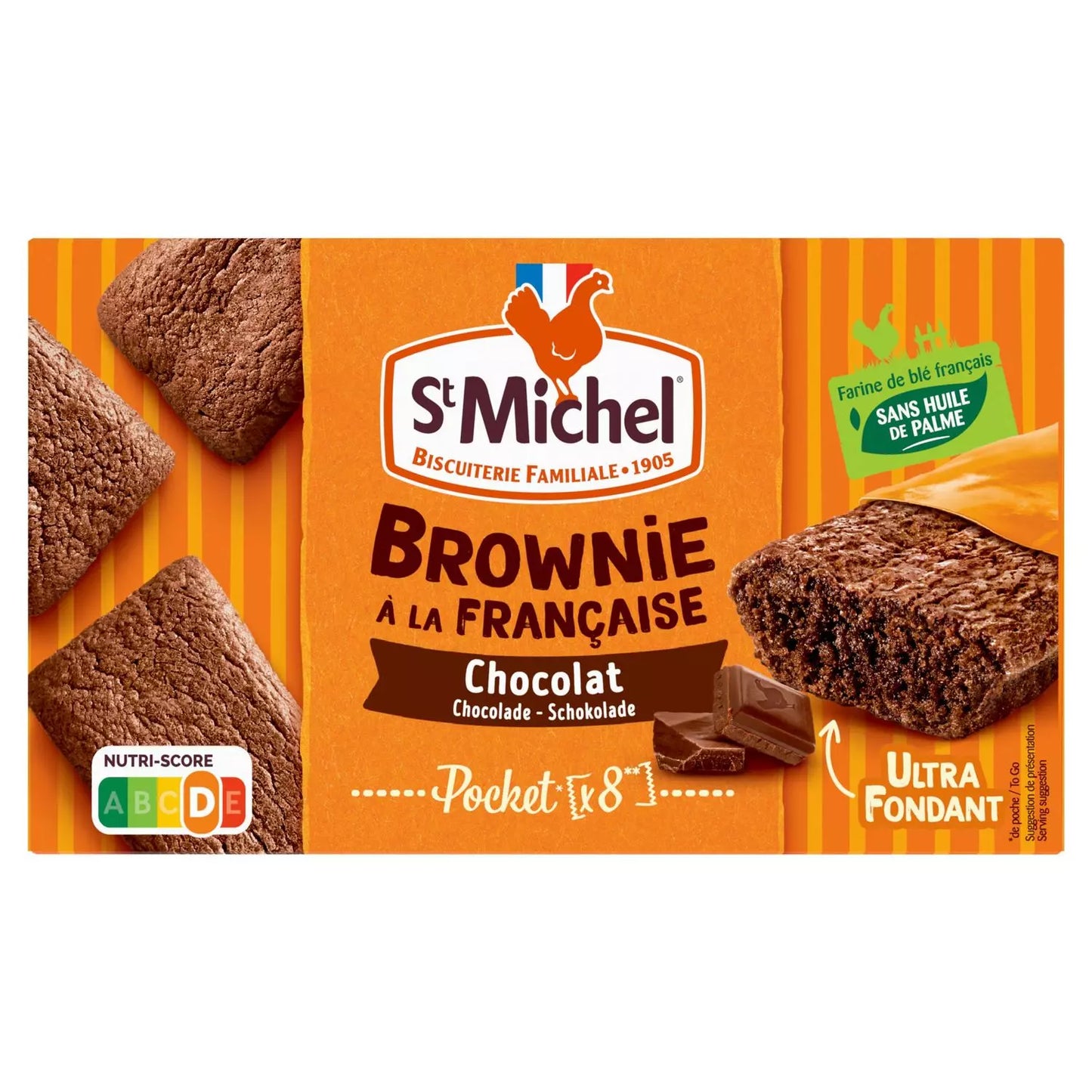 ST MICHEL Mini-Schokoladenbrownies in Einzelpackungen 240 g
