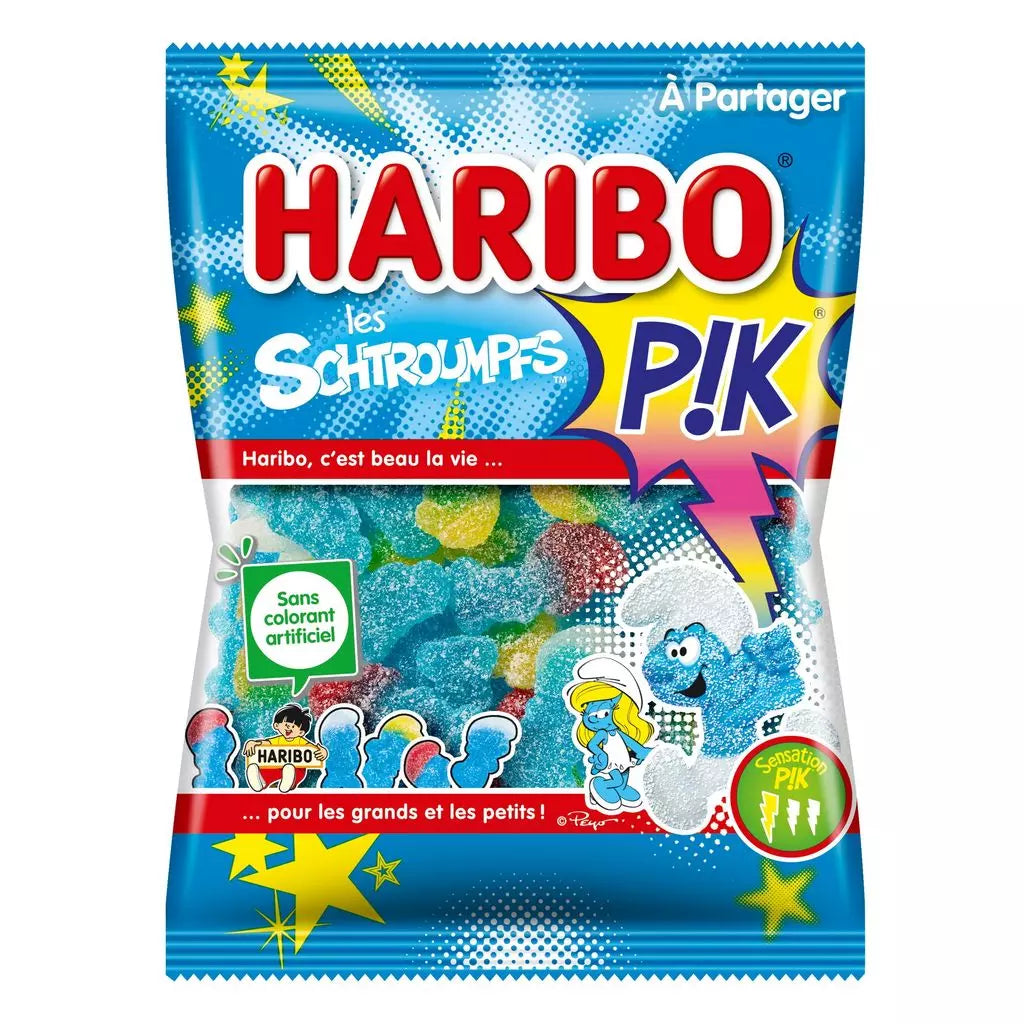 HARIBO Smurfs PIK Tangy Candies 275g