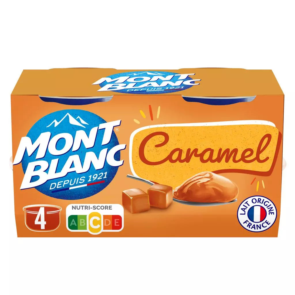 MONT BLANC Caramel Dessert Cream 4x125g – 500g