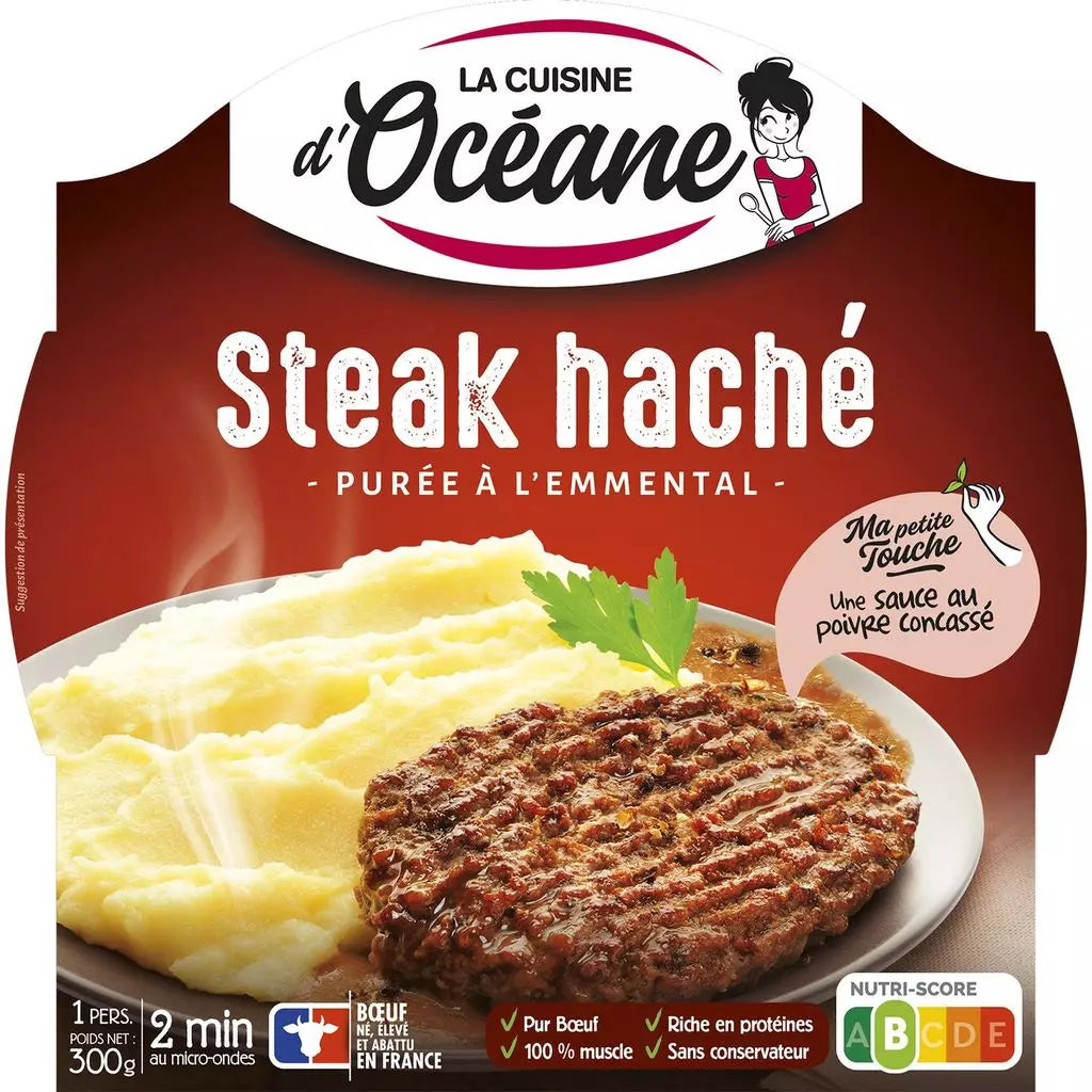 LA CUISINE D'OCÉANE Hacksteak und Kartoffelpüree 300g
