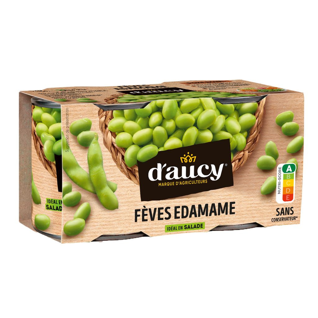 D'AUCY Edamame Bohnen 260g (2 x 130 g)