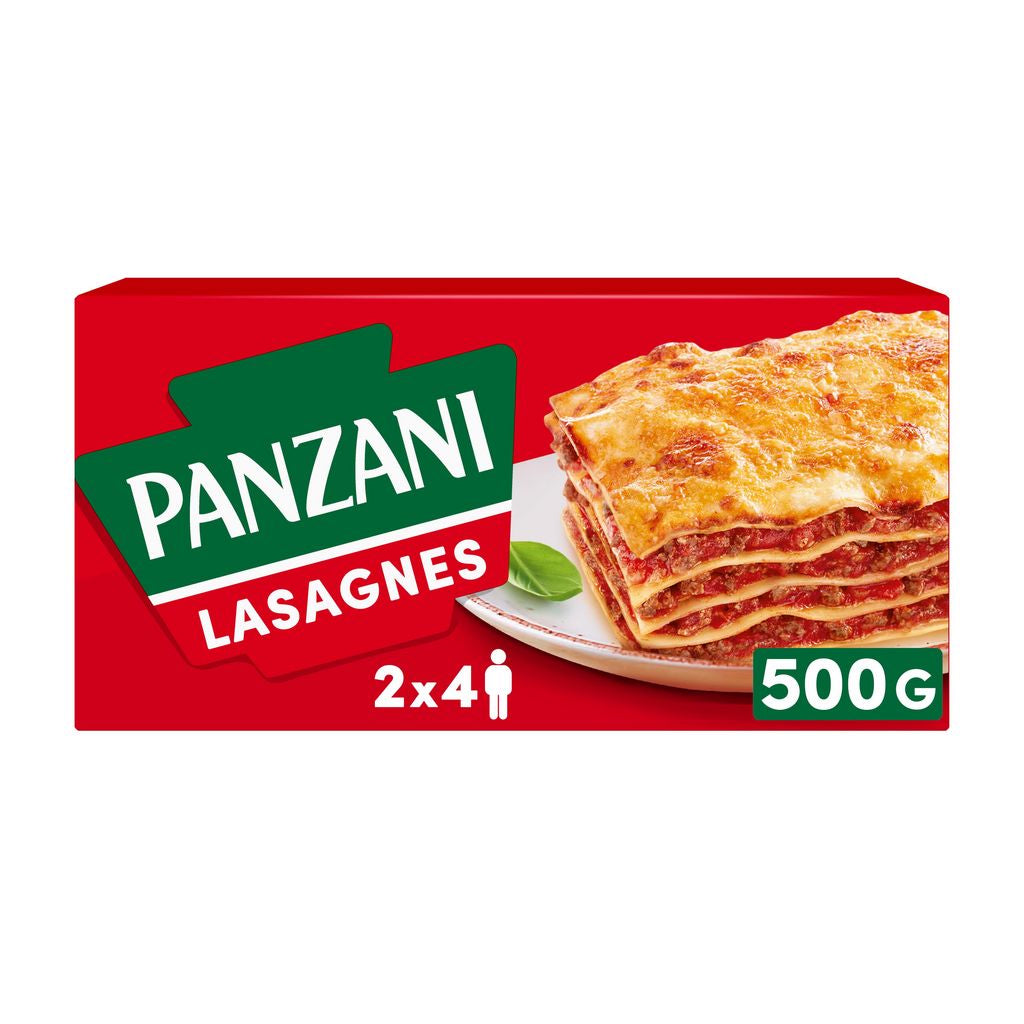 PANZANI Lasagnes blé français 500g