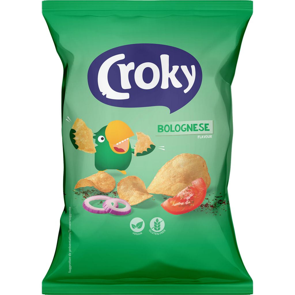 CROKY Chips Bolognaise-Geschmack 150g