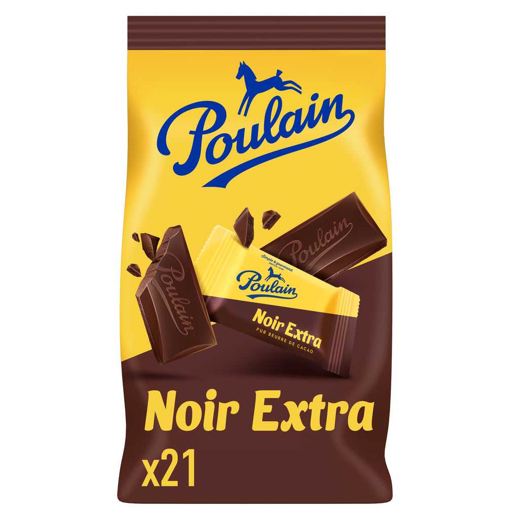 POULAIN Extra Dark Chocolate Squares 210g