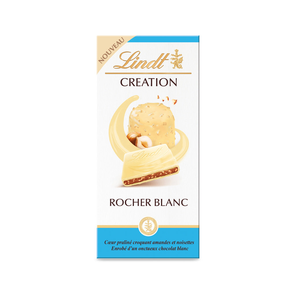LINDT Schokolade Rocher Blanc Kreation 184g