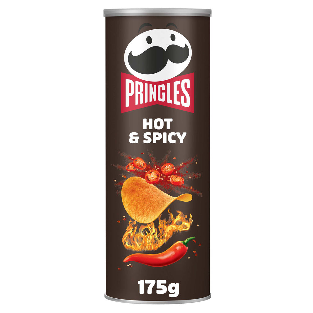 PRINGLES Chips-Stapel Hot & Spicy 175g