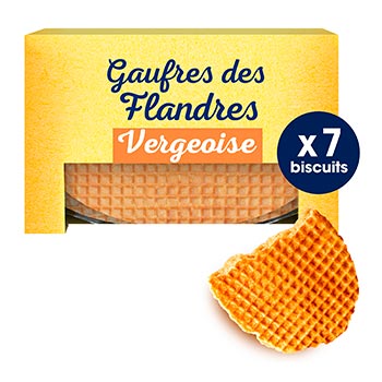NOS RÉGIONS ONT DU TALENT Vergeoise-Filled Waffles 280g