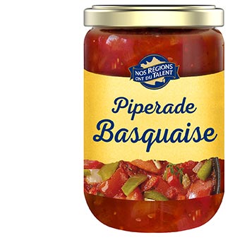 NOS REGIONS ONT DU TALENT Piperade Basquaise – 600g
