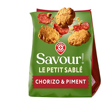 MARQUE REPÈRE SAVOUR Kekse Chorizo 100g