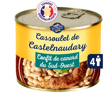 NOS REGIONS ONT DU TALENT Cassoulet de Castelnaudary 1680g