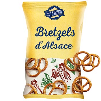 NOS RÉGIONS ONT DU TALENT Alsace Pretzels Bag 200g
