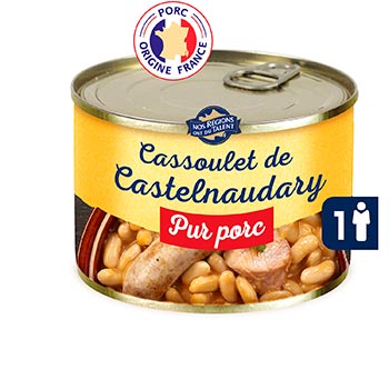 NOS REGIONS ONT DU TALENT Cassoulet Castelnaudary 420g