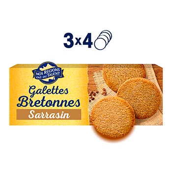 NOS REGIONS ONT DU TALENT Breton Buckwheat Galettes 100g