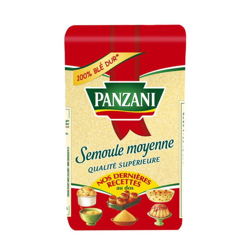 PANZANI Medium Semolina 500g