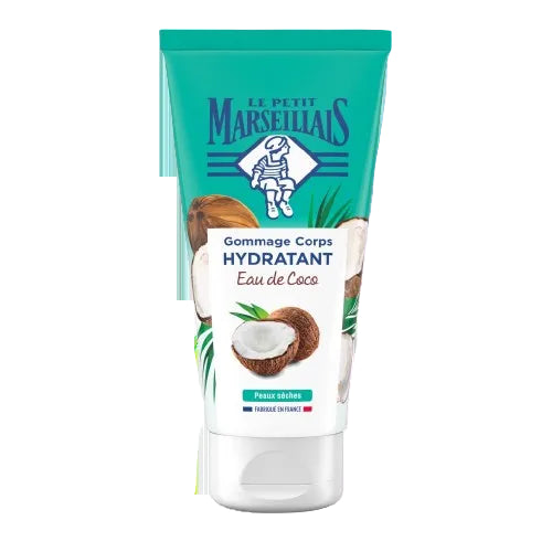 LE PETIT MARSEILLAIS Exfoliating & Moisturizing Body Scrub Coconut Water Dry Skin 150ml Tube