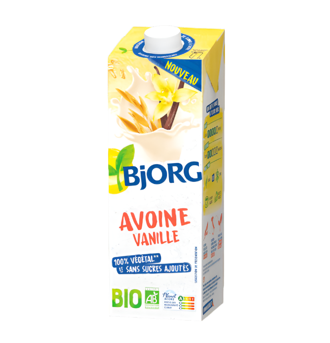 BJORG Organic vanilla oat milk 1L